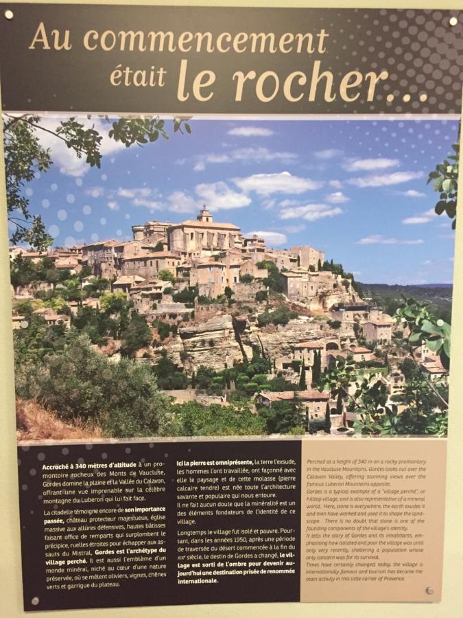 Chez Marius Gordes Vue Panoramique Sur Luberon Lejlighed Eksteriør billede
